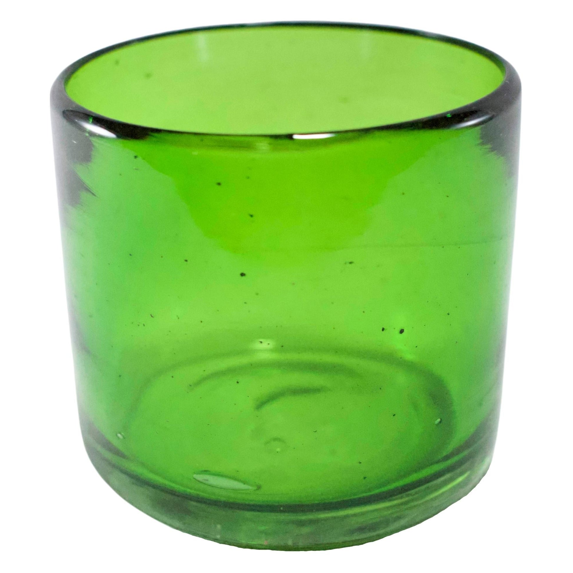 Set vasos verdes vidrio soplado – ay-de-ti